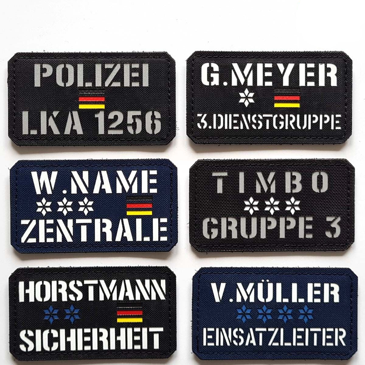 Individuell gestaltbare  Lasercut Textil Patches (Ab 1 Stück)