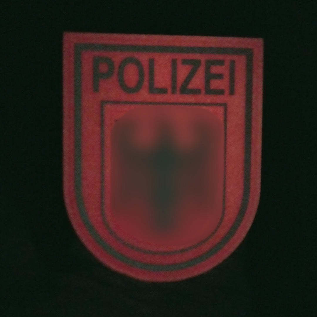 Pink Federal Police Rubber Patch
