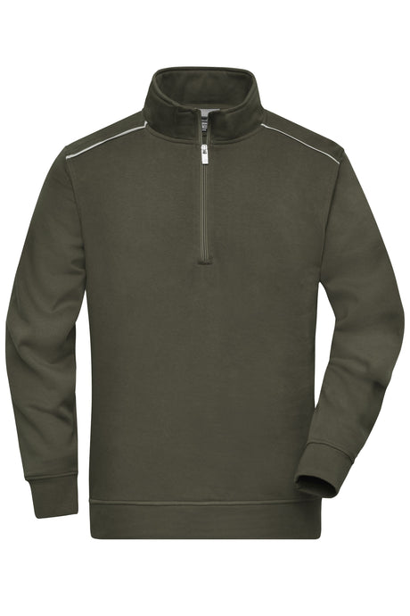 Individualisierbares Einsatz-Sweatshirt Half-Zip
