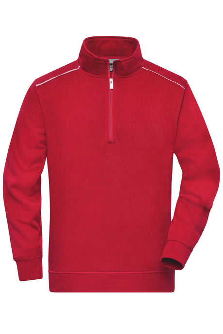 Individualisierbares Einsatz-Sweatshirt Half-Zip