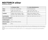 Nextorch eStar - LED-Stirnlampe mit 1300 Lumen