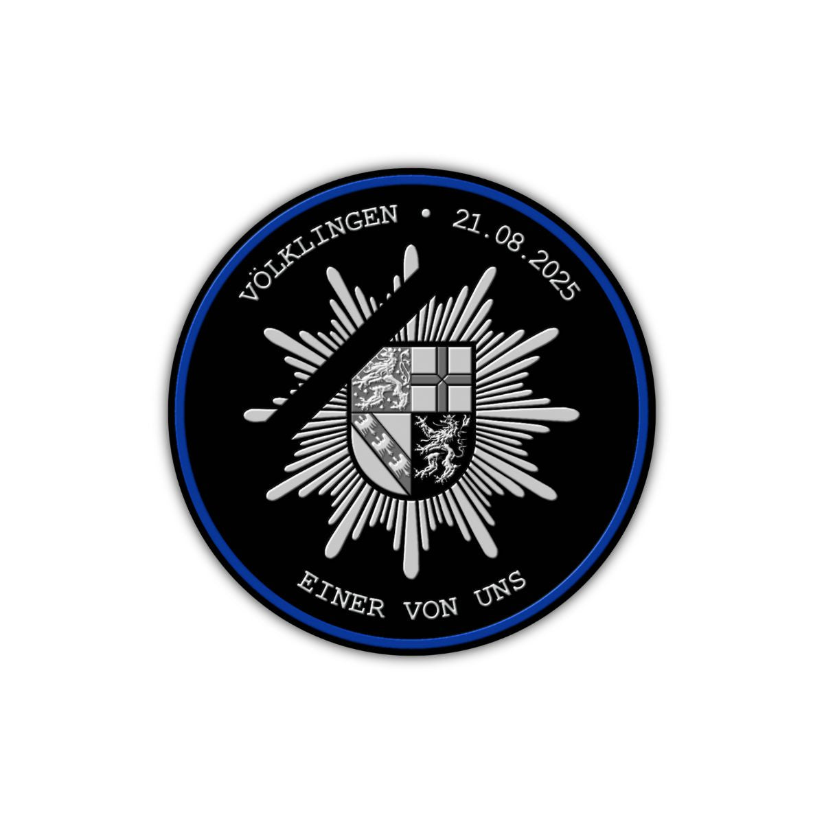 #EINERVONUNS Spenden-Patch Völklingen
