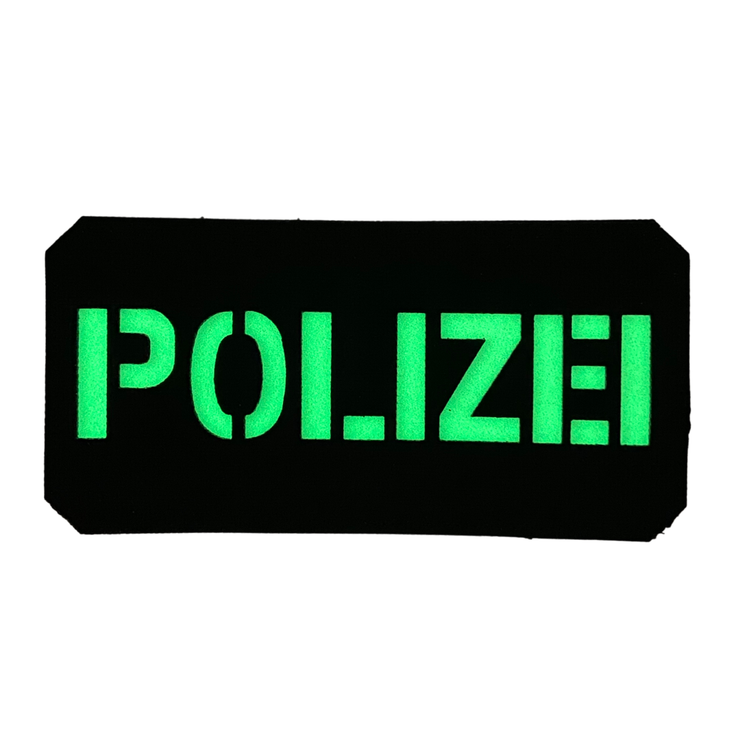 Polizei Lasercut Patch Fluor