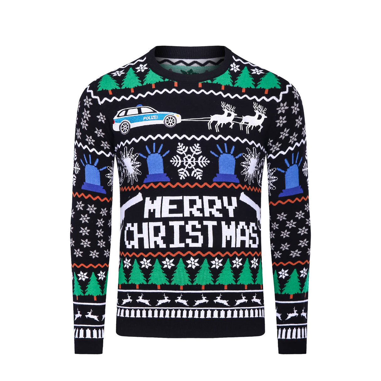 Merry Xmas Police Sweater Unisex - Polizeimemesshop