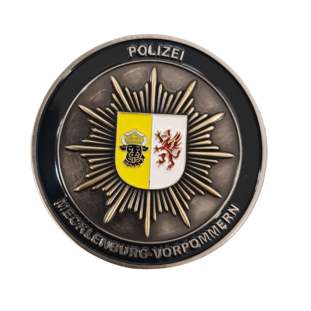 Police Mecklenburg-Western Pomerania limited collector's coin #3 