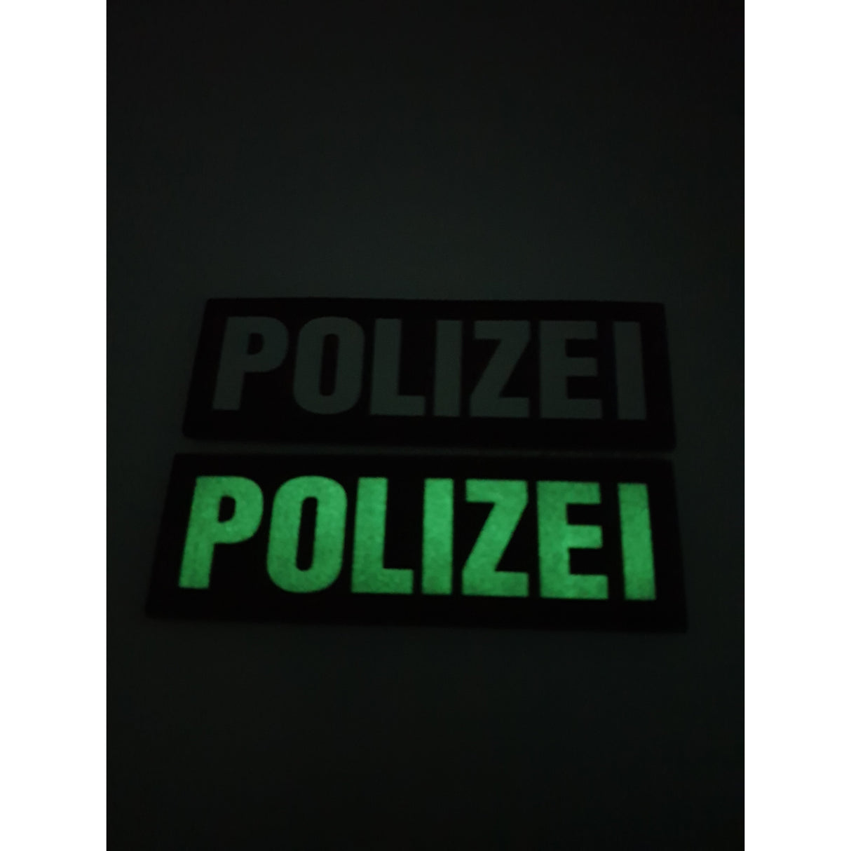 Polizei fluoreszierender Rubberpatch - Polizeimemesshop