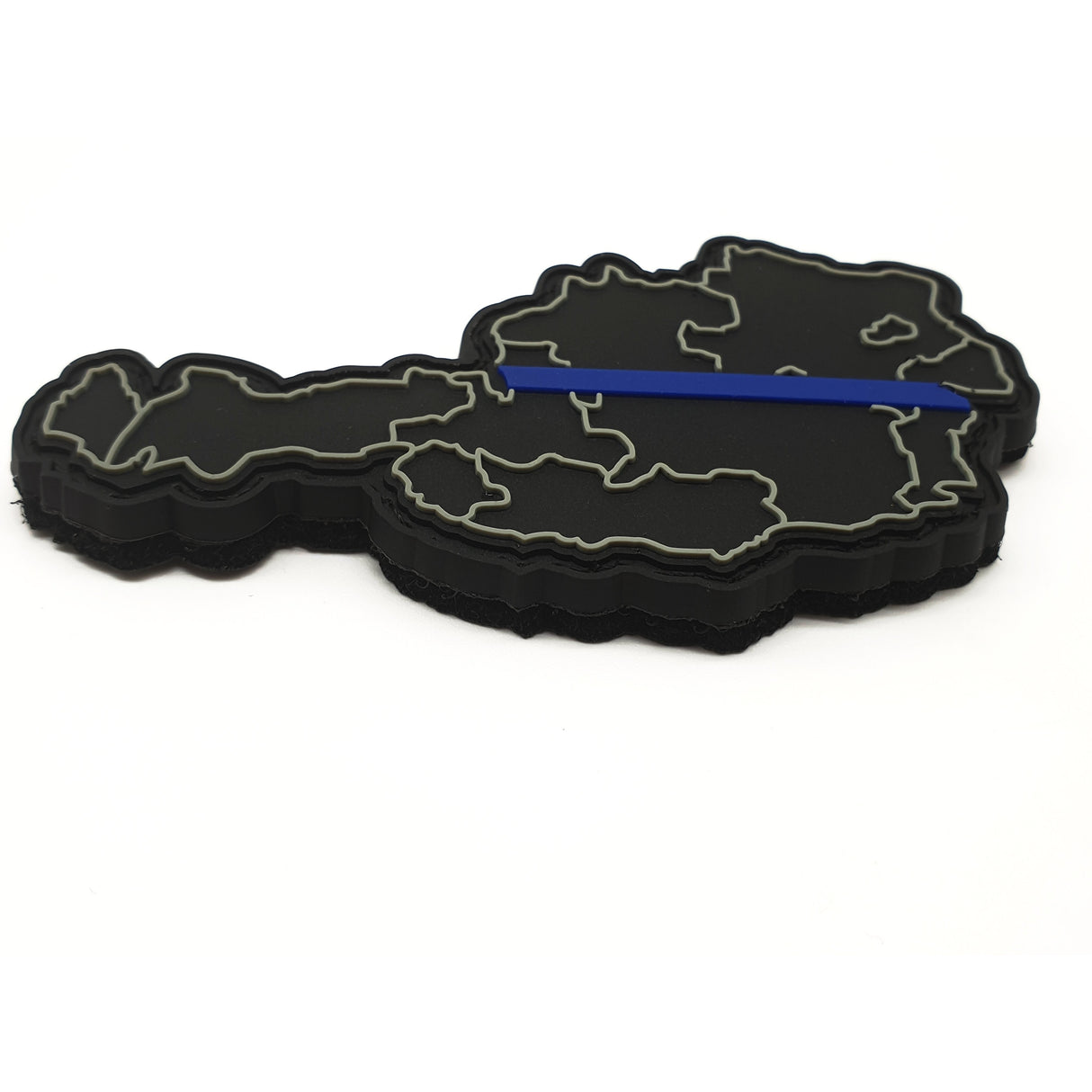 Thin Blue Line Österreich Rubber Patch - Polizeimemesshop