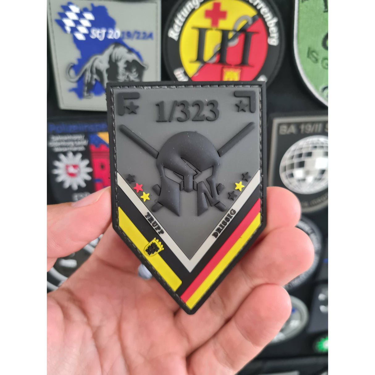 Individually manufactured patches (from 20 pieces)