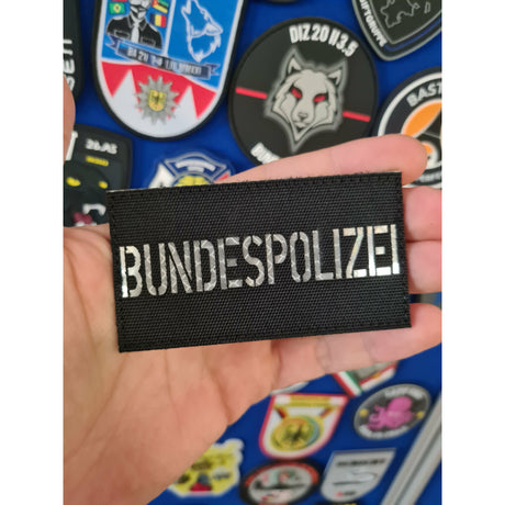 Lasercut Bundespolizei Textil Patch
