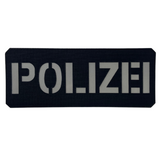 XL Polizei Lasercut Patch Reflective