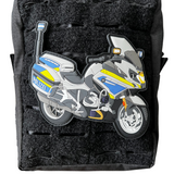 Polizei Motorrad XL Rubber Patch