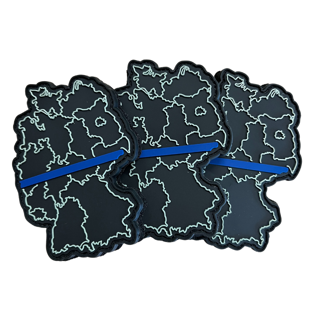 Thin Blue Line Germany Rubber Patch