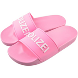 Police slippers pink