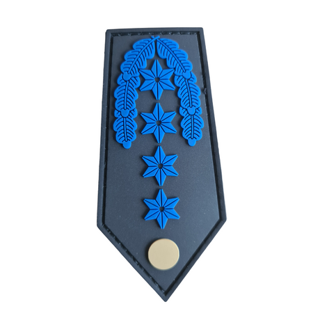 Senior Rank Rubber Patches