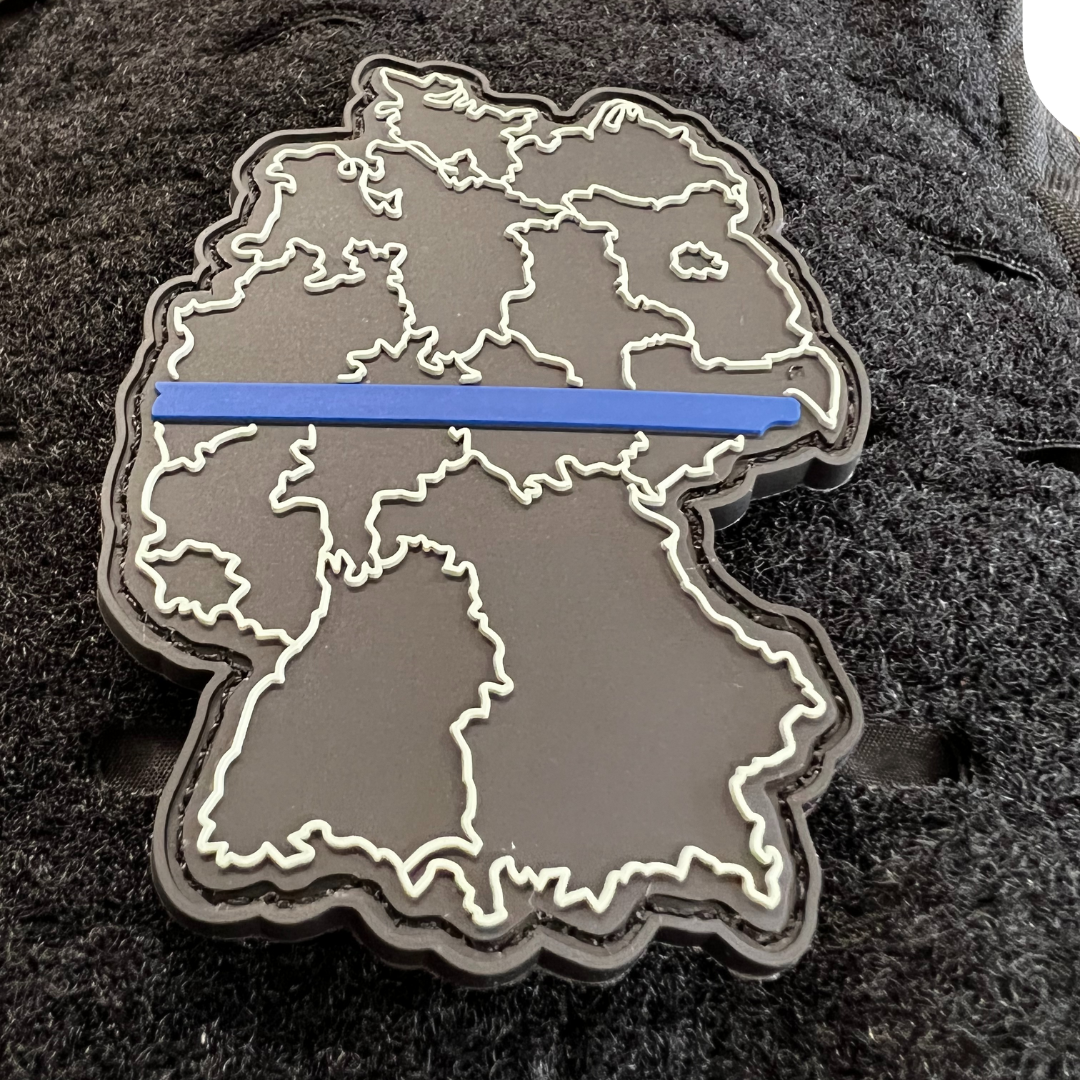 Thin Blue Line Germany Rubber Patch