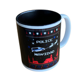 Police Navidad Bus Mug
