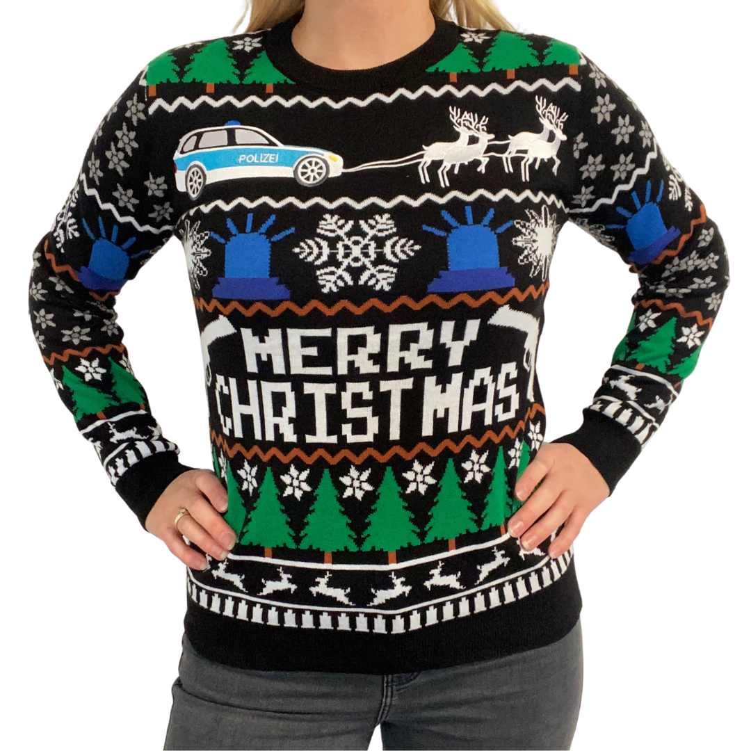 Merry Xmas Police Sweater Unisex