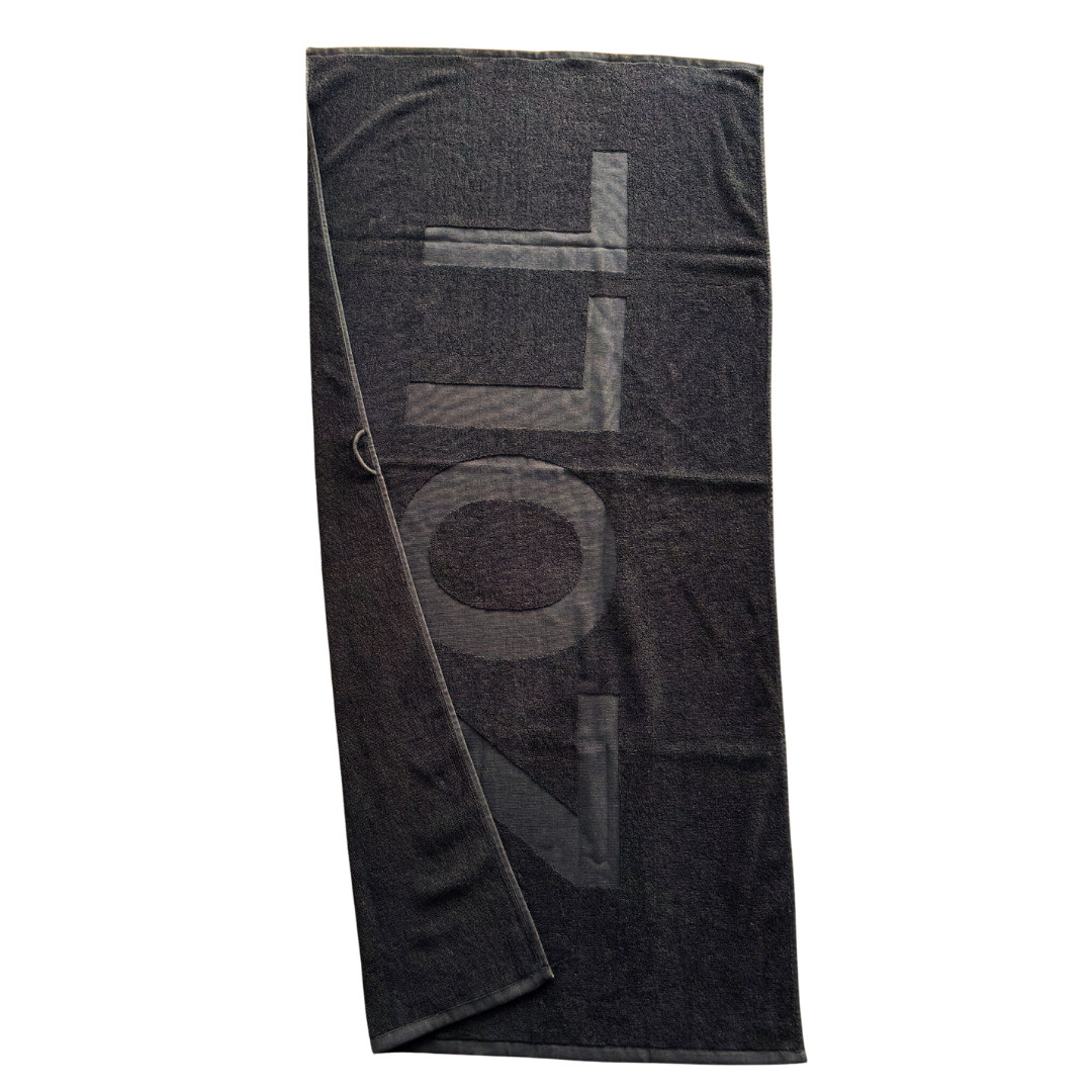 Police Shower Towel Black Ops Style