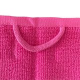 Police shower towel pink