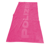 Polizei Duschhandtuch Pink