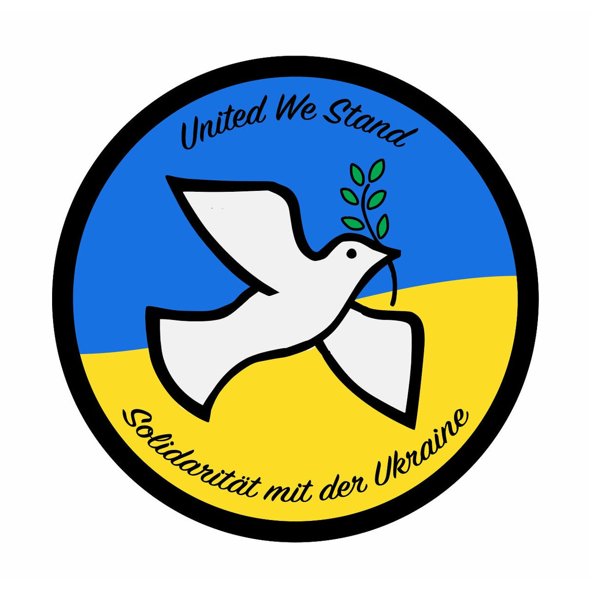 Ukraine Solidaritätspatch Rubber Patch