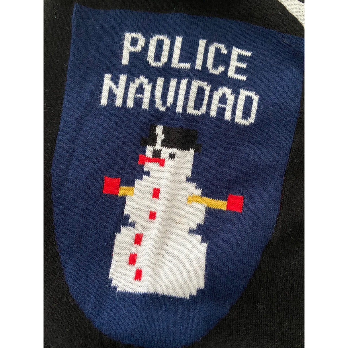 Police Uniform Xmas Sweater