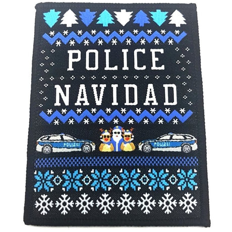 Police Navidad Textilpatch - Polizeimemesshop