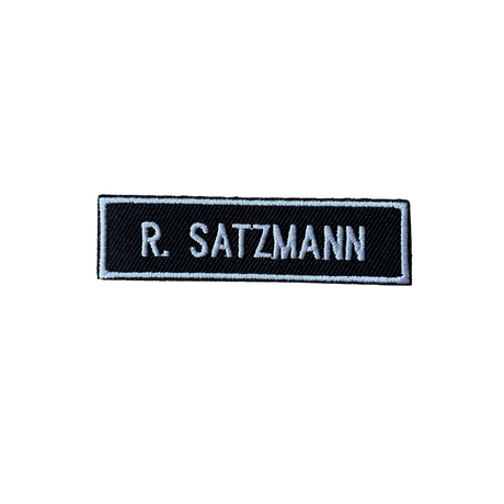Fake Name Tags Textile Patch