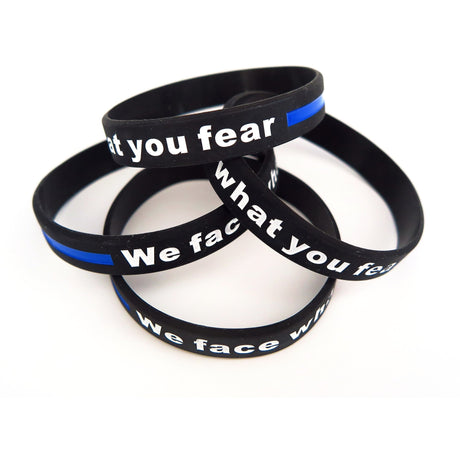 We Face What You Fear Armband - Polizeimemesshop