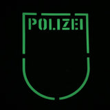 Bundespolizei "Glow in the Dark" Lasercut Patch