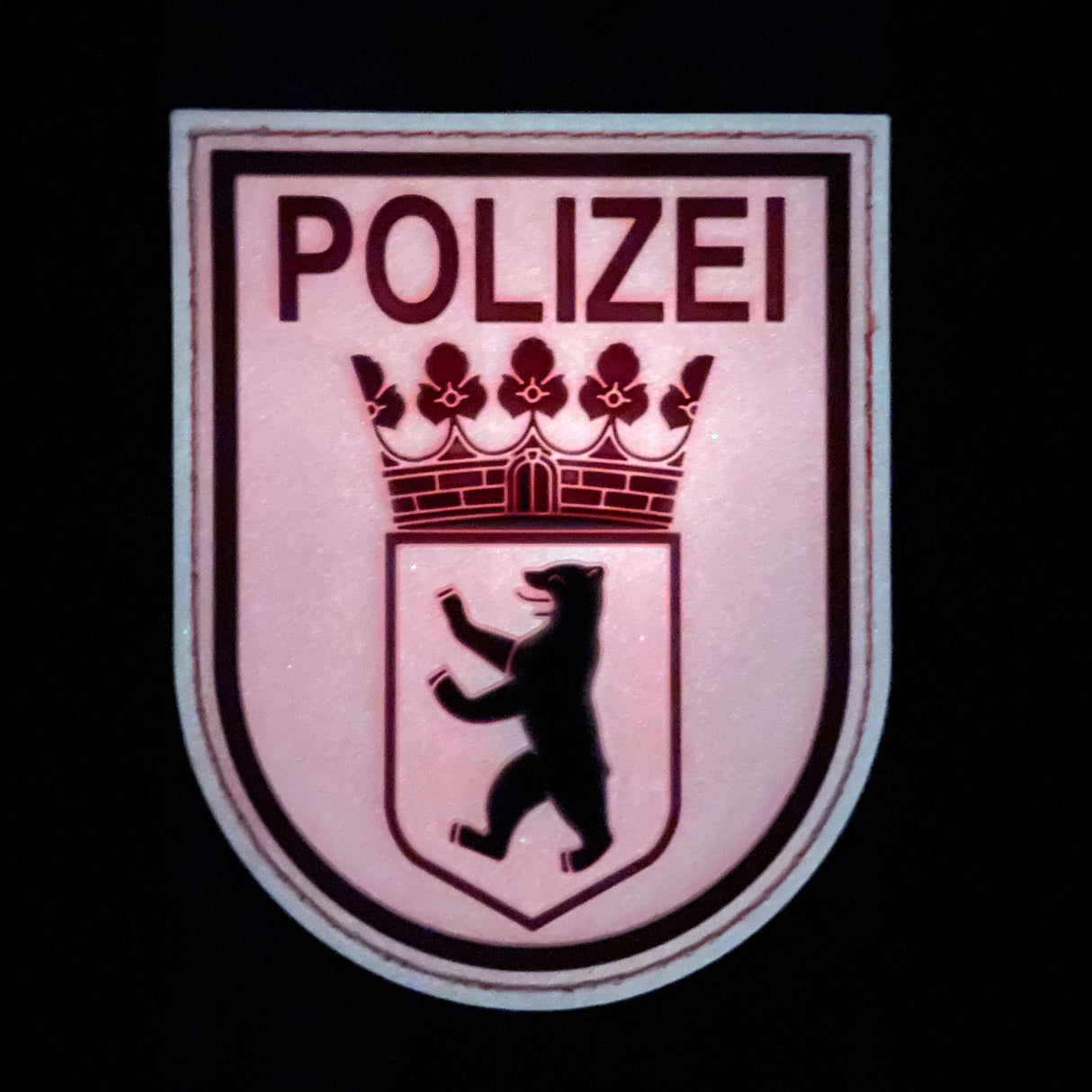 Pink police Berlin patch