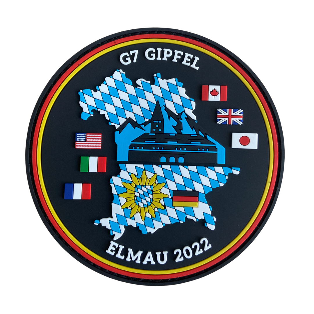 G7 Gipfel 2022 Rubber Patch