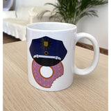 Police donut cup