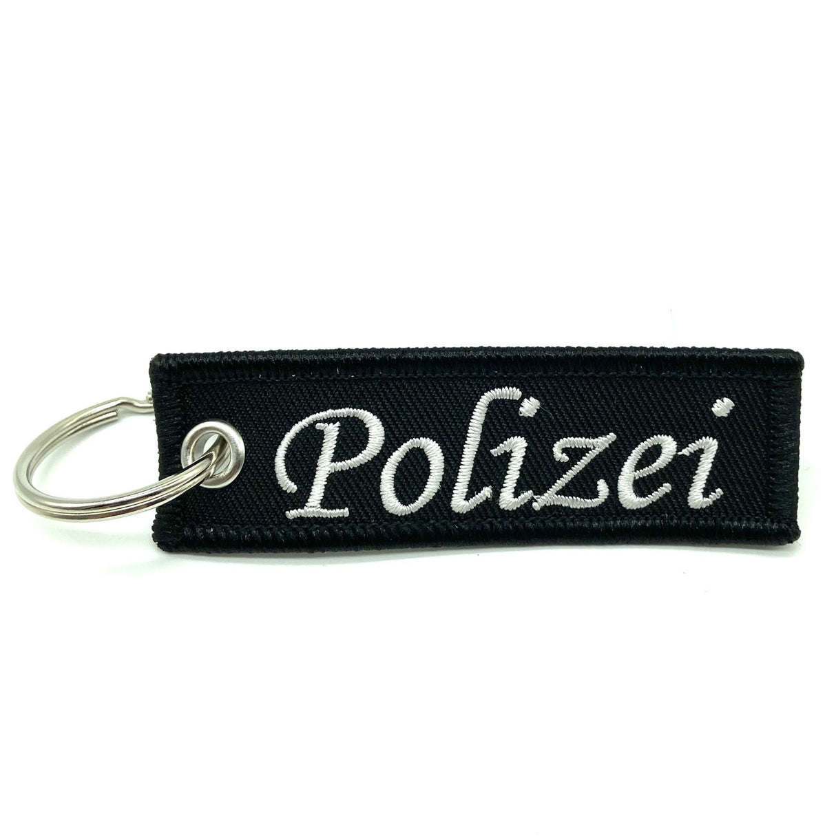 Police keychain textile
