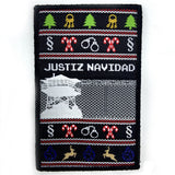 Justice Navidad Xmas Textile Patch