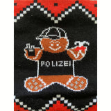 Police Gingerbreadhouse Xmas Sweater Unisex