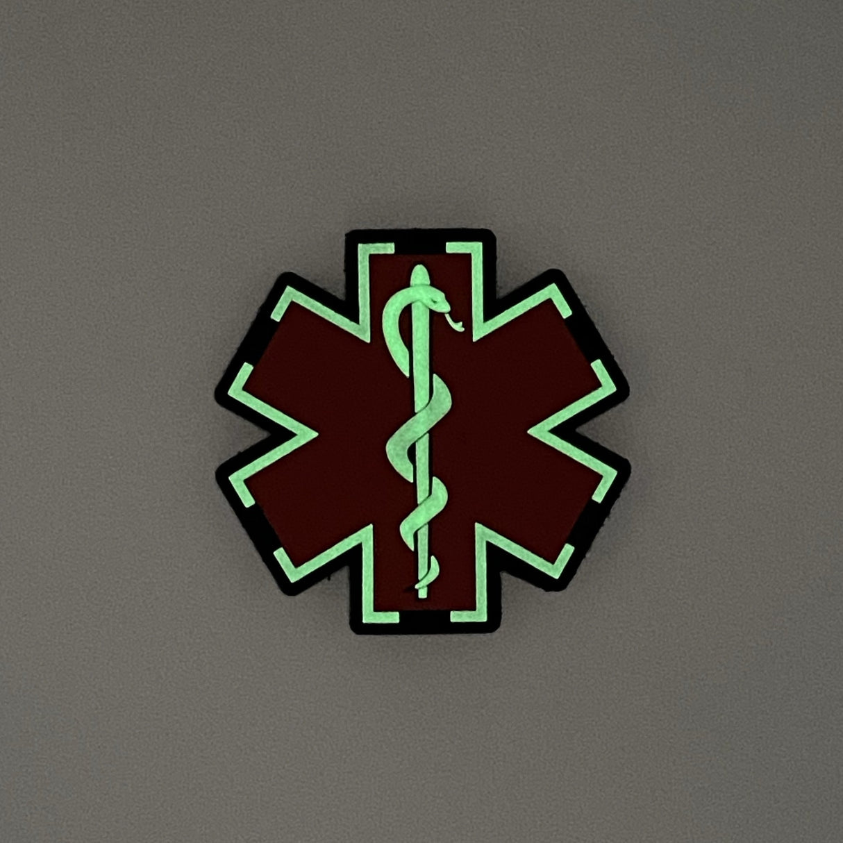 Paramedic "Glow in the Dark" Rubberpatch - Polizeimemesshop
