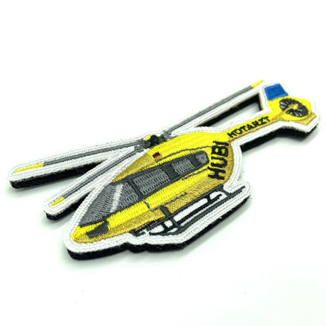 Rescue Helicopter Textile Patch