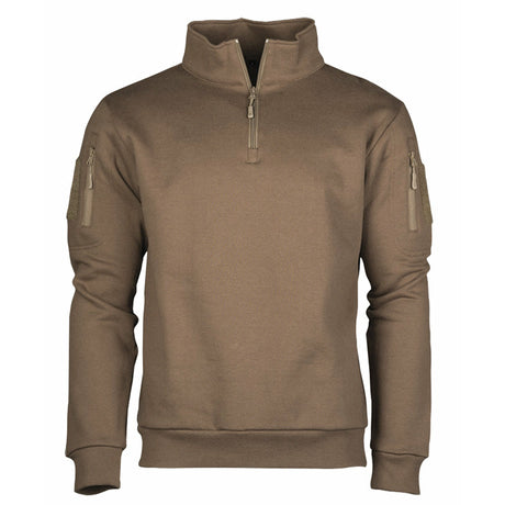 Tactical sweatshirt with zipper