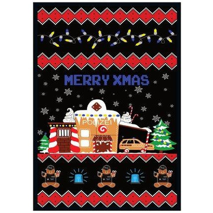 Gingerbread Guard Set of 5 Christmas Cards