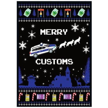 Merry Customs Zoll 5er Set Weihnachtskarten