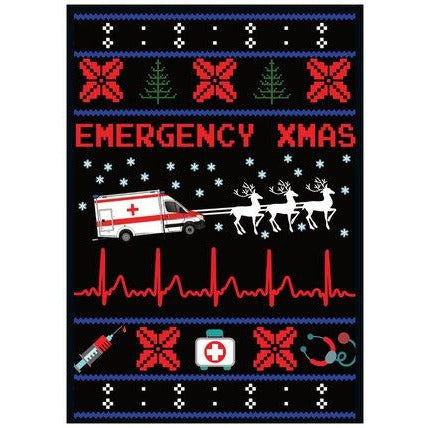 Emergency Xmas Set of 5 Christmas Cards