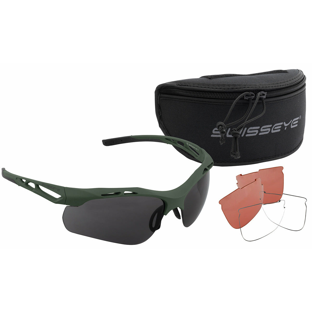 SwissEye® Tactical Attac Schießbrille Oliv