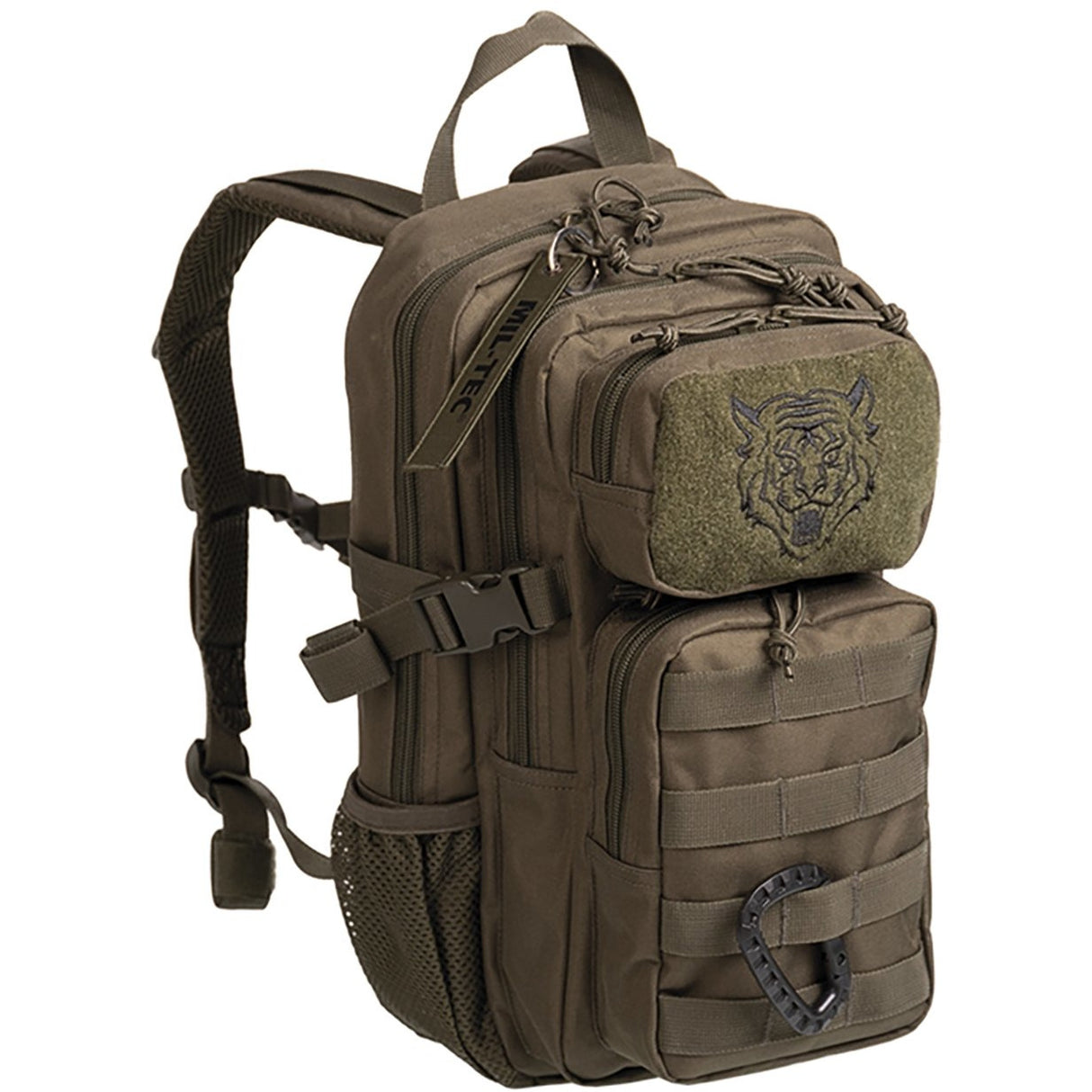 US Assault Pack Kids Backpack 14L Black | Olive